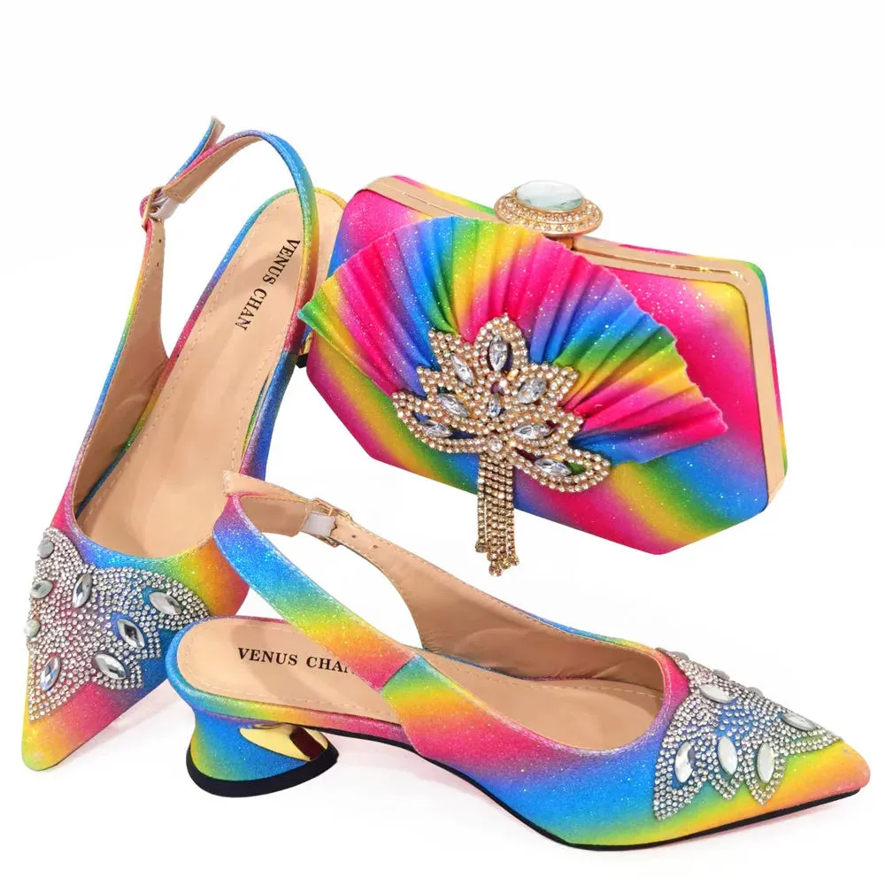 Megha Shoes & Bag Set