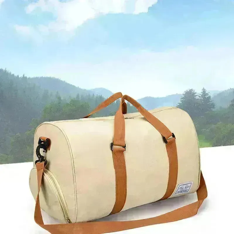 Men & Ladies Sports Duffle Travel Bag Lager Canvas Leisure Work Gym Holdall Bags