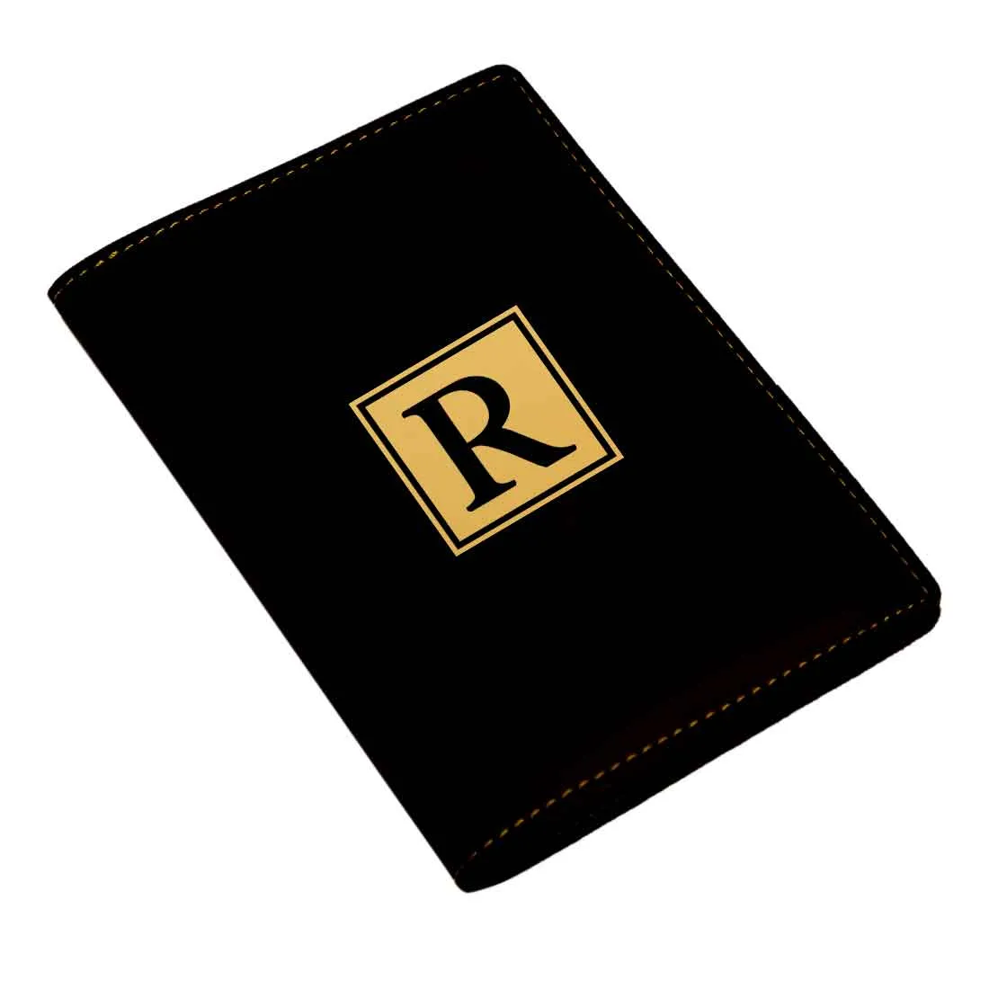 Men & Women Vegan Leather Personalized Passport Cover - Monogram