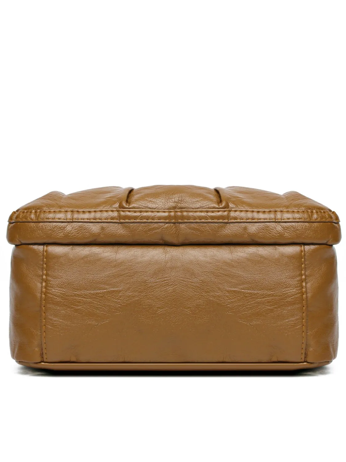 Multi-Pocket Ruched Adjustable Shoulder Bag