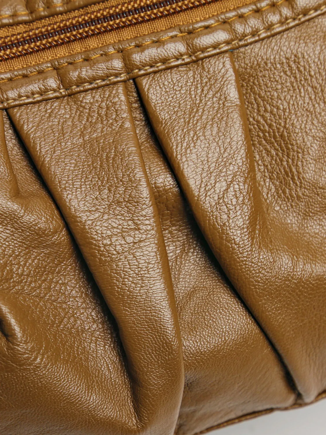 Multi-Pocket Ruched Adjustable Shoulder Bag