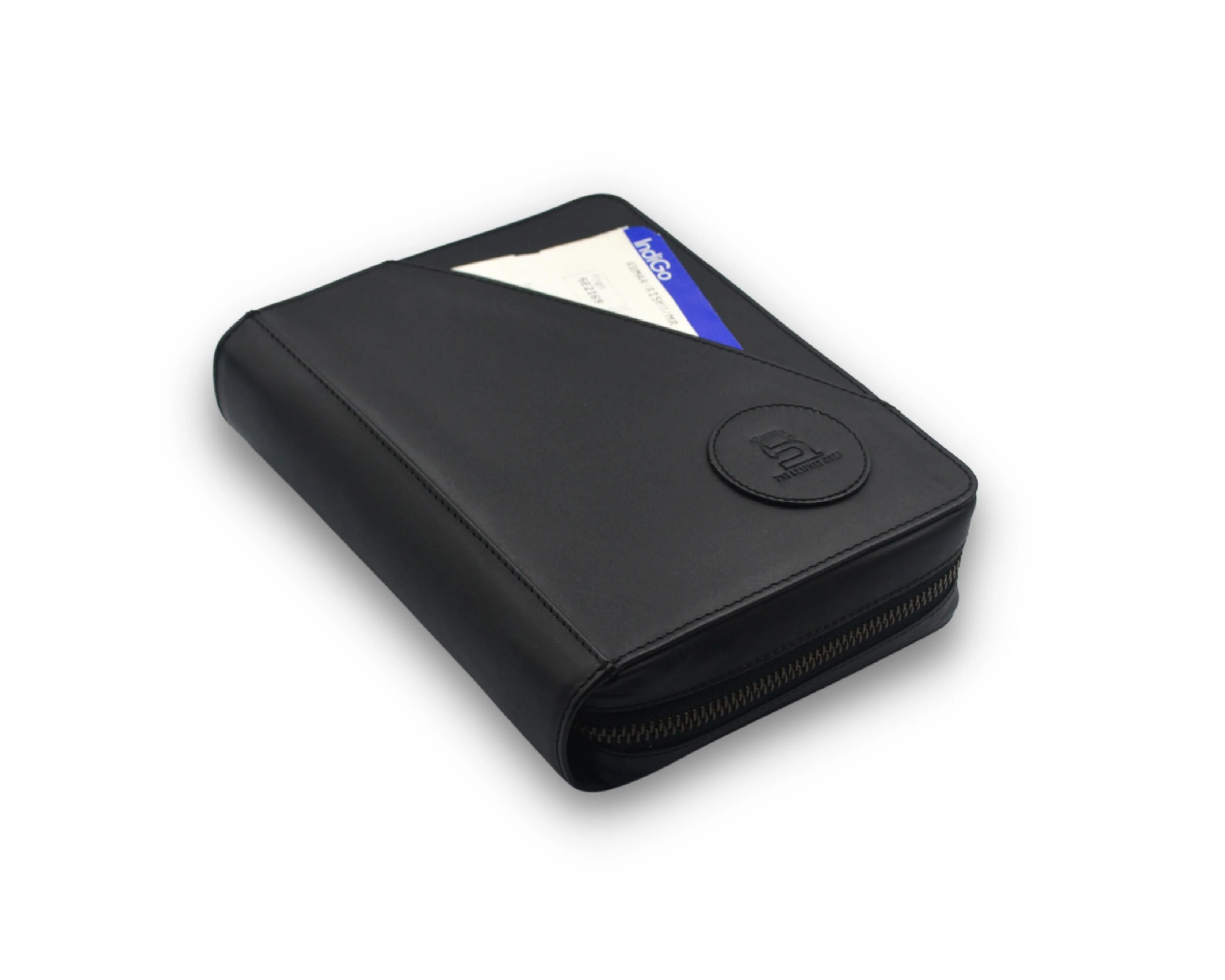 Nomad Passport Organiser - Black (Full Leather)