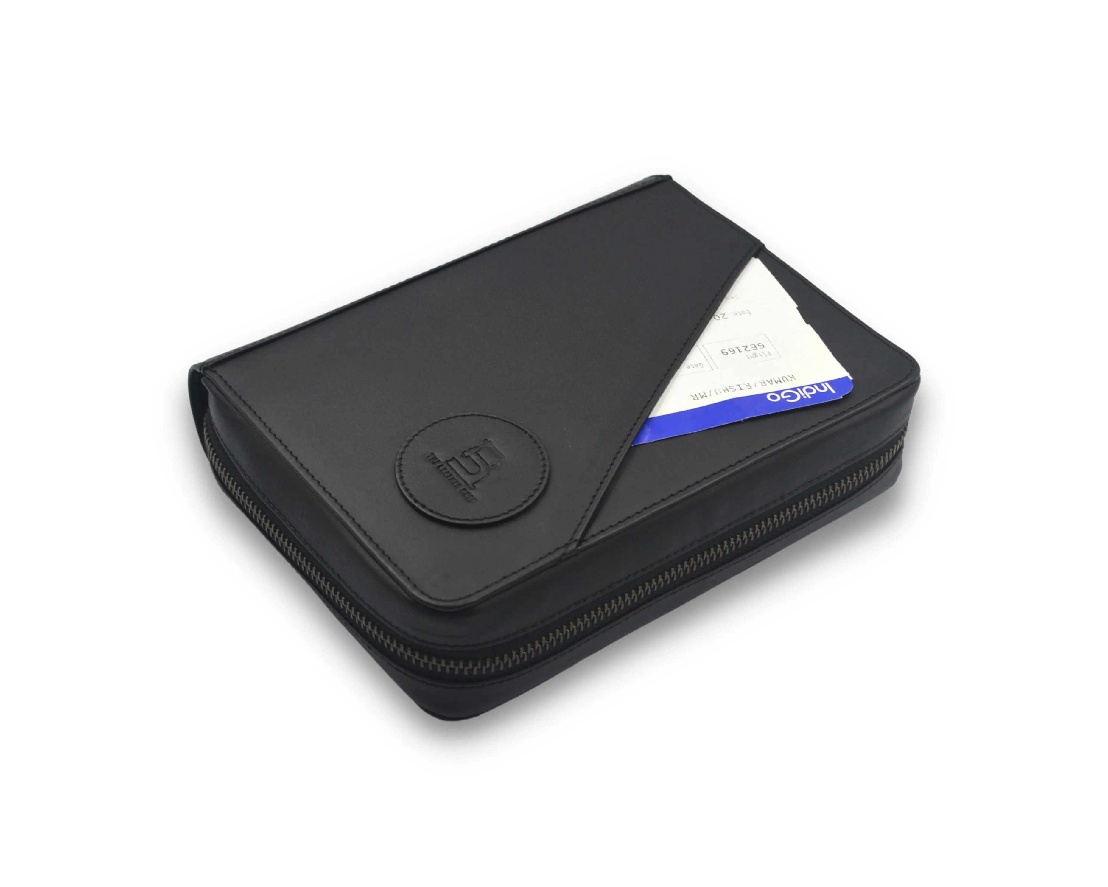 Nomad Passport Organiser - Black (Full Leather)