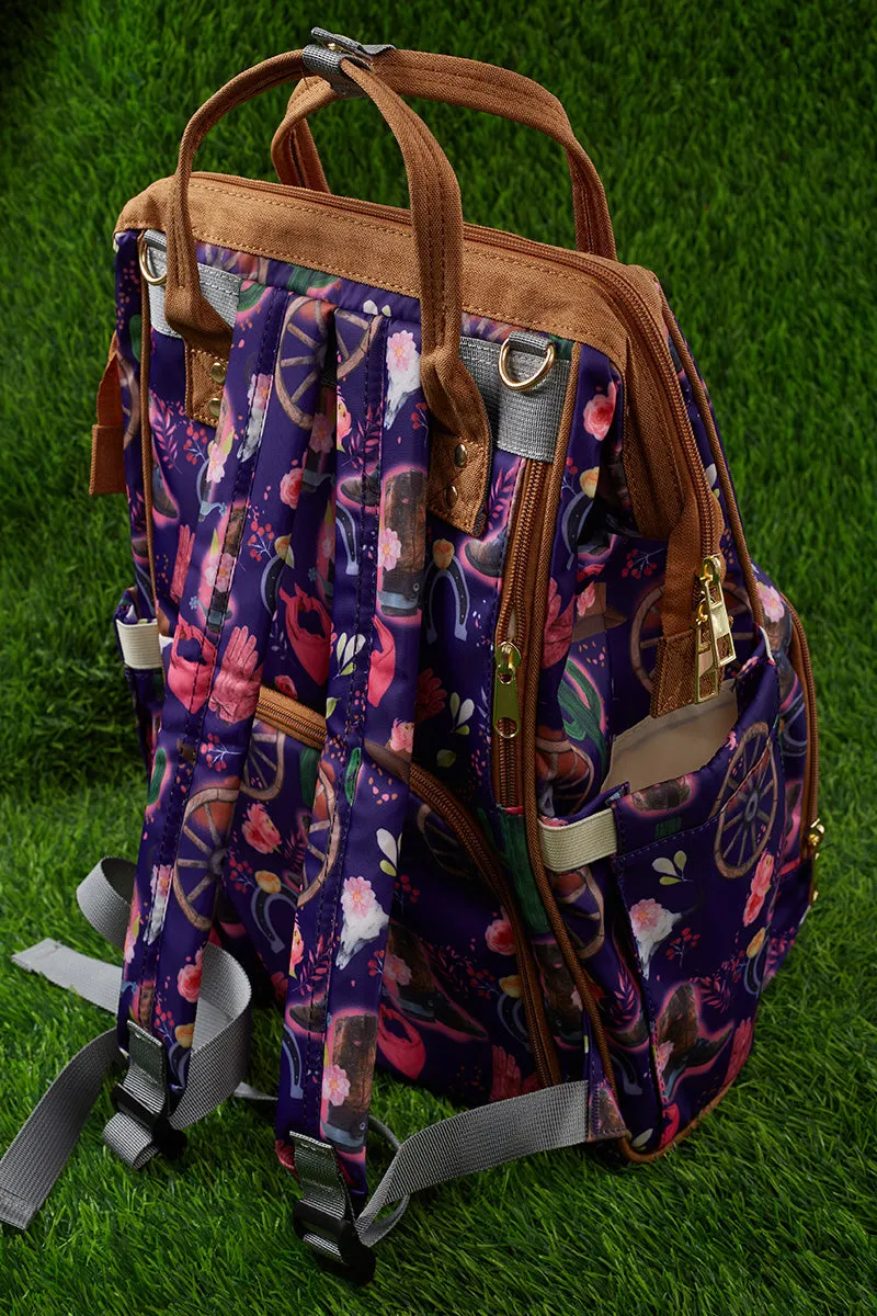 PURPLE BOOTS AND FLOWERS BBG25153033
