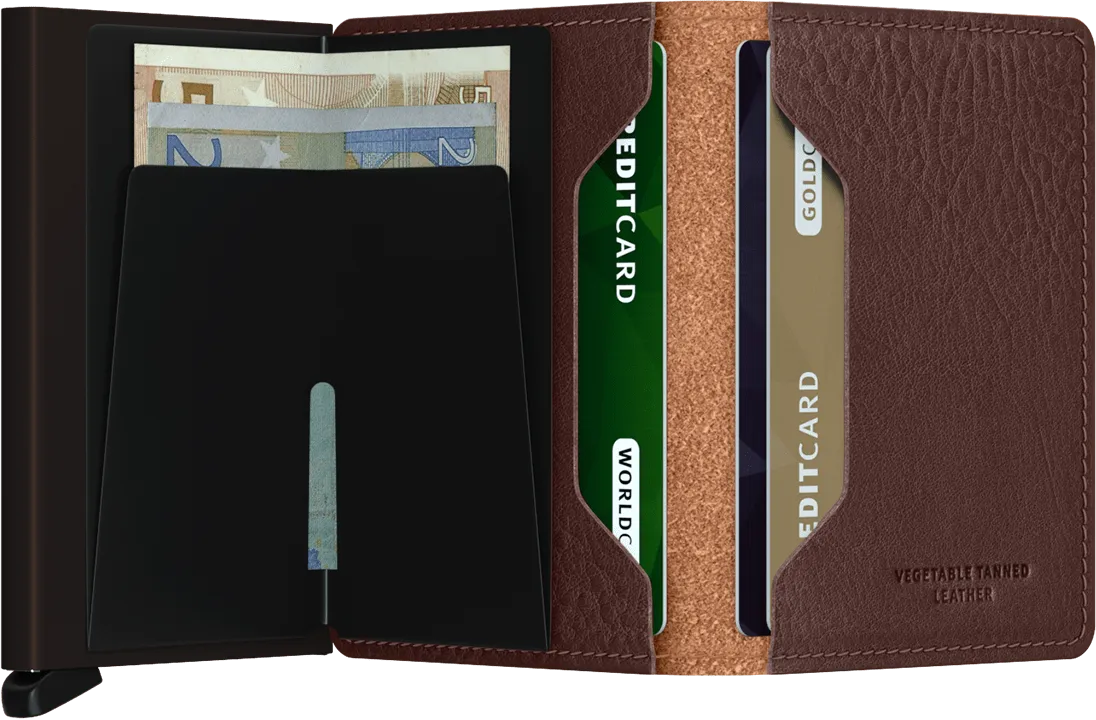 Slim Wallet | Veg Espresso Brown