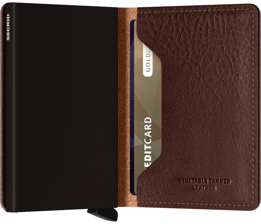 Slim Wallet | Veg Espresso Brown