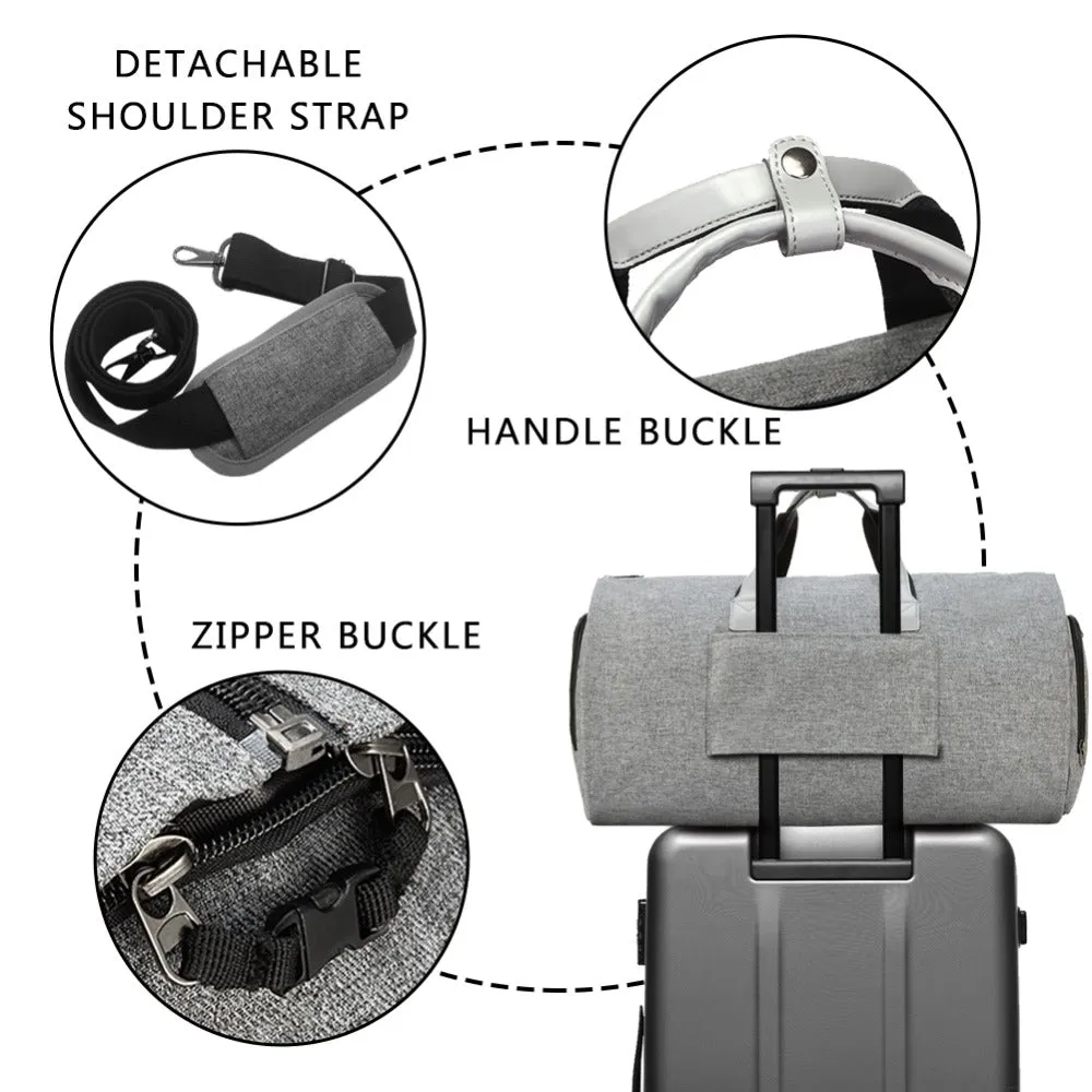 Travel Garment Bag With Shoulder Strap Duffle Bag - GlamzLife