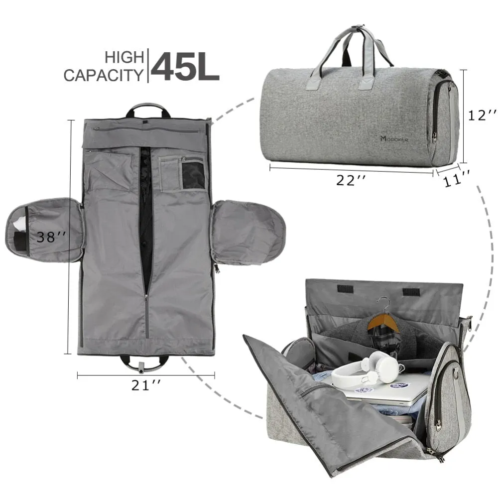 Travel Garment Bag With Shoulder Strap Duffle Bag - GlamzLife