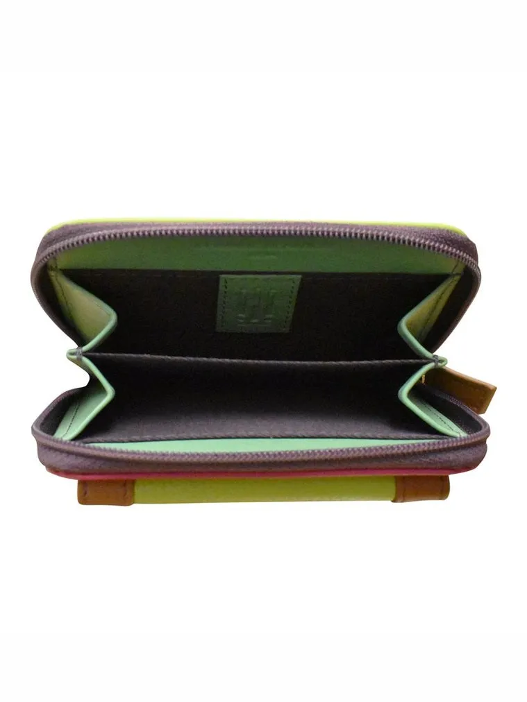 Wallet  Sage  Small Flap Pocket Card Holder Rfid Leather 6239