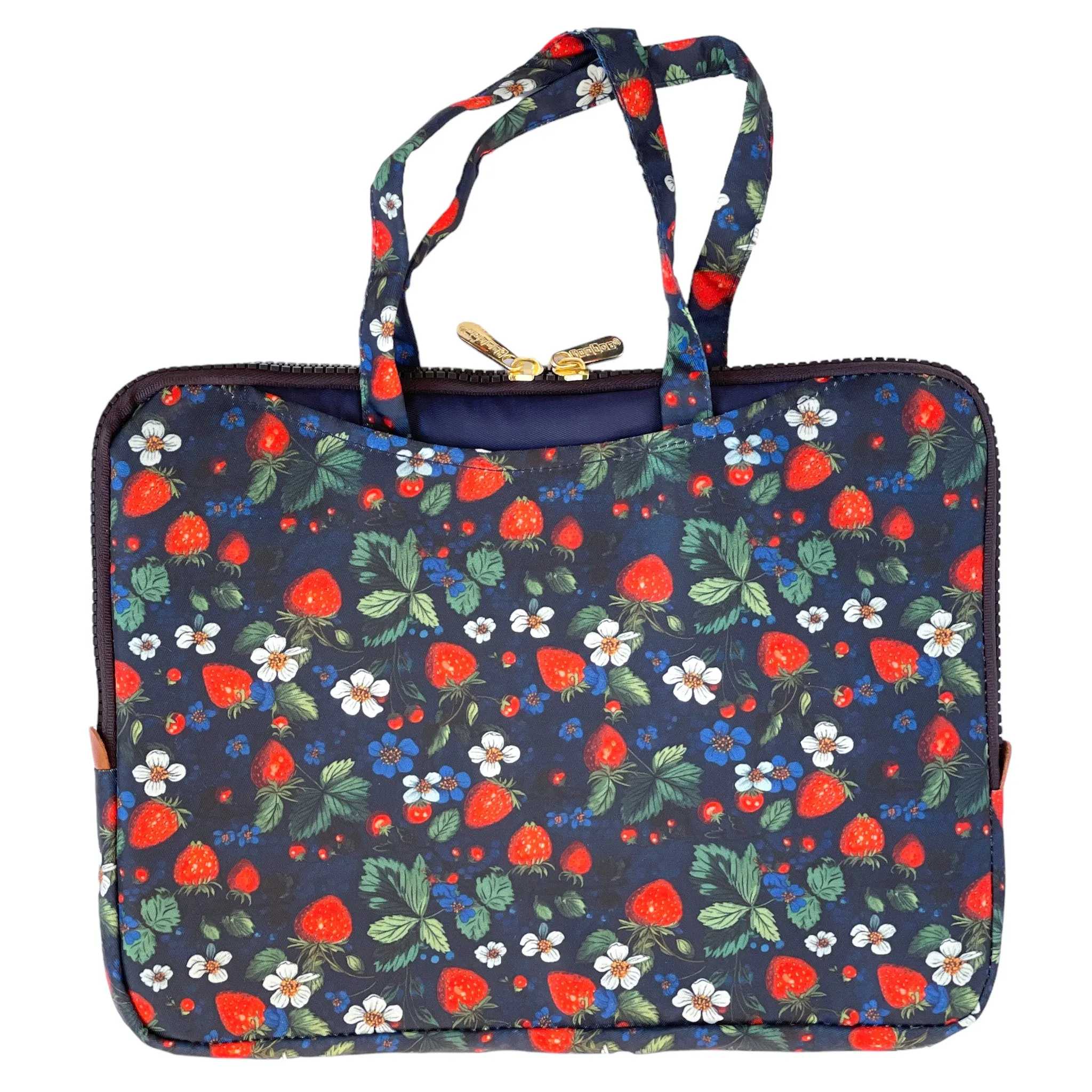 Yumbox Poche - Insulated Lunch Bag Sleeve with Handles - Strawberry Fields